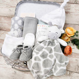 New Unisex baby hamper,10 piece, Baby Giraffe theme,  Baby Shower Hamper, New mum gift, New parents hamper, baby boy, girl hamper