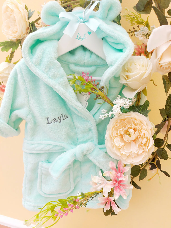 Personalised Embroidered Baby Dressing robe, Baby Robe, Baby Dressing Gown, Baby Gift, Baby Shower Gift, Baby Girl Gift, Baby Boy Gift