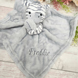 Baby Zebra Personalised comforter