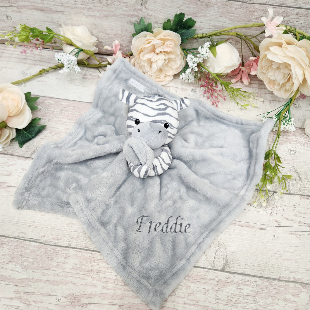 Baby Zebra Personalised comforter