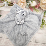 Baby Zebra Personalised comforter